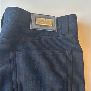 Hugo Boss Dark Blue Corduroy Pants